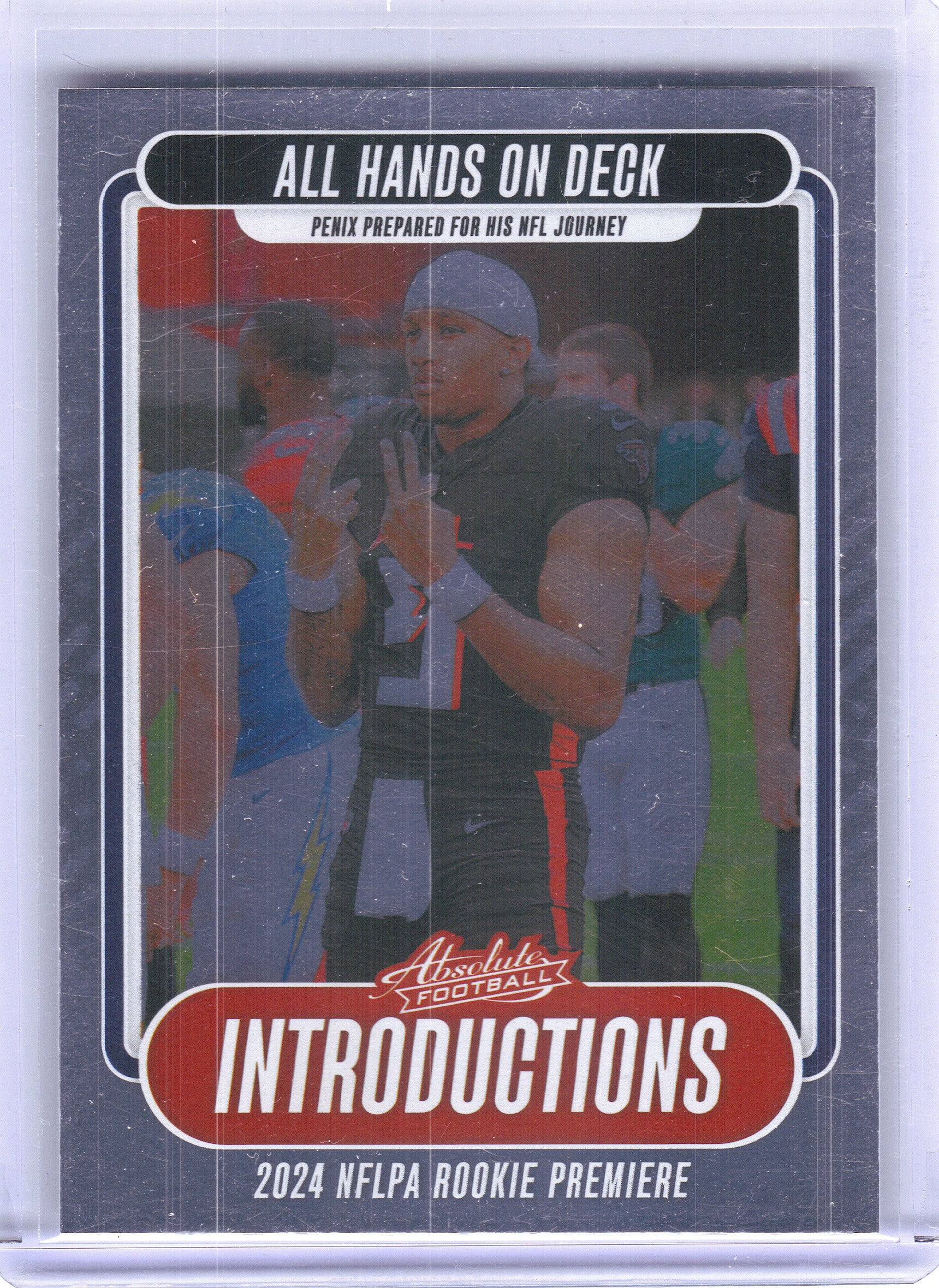 2024 Panini Absolute #I-MPJ Michael Penix Jr. Introductions Atlanta Falcons