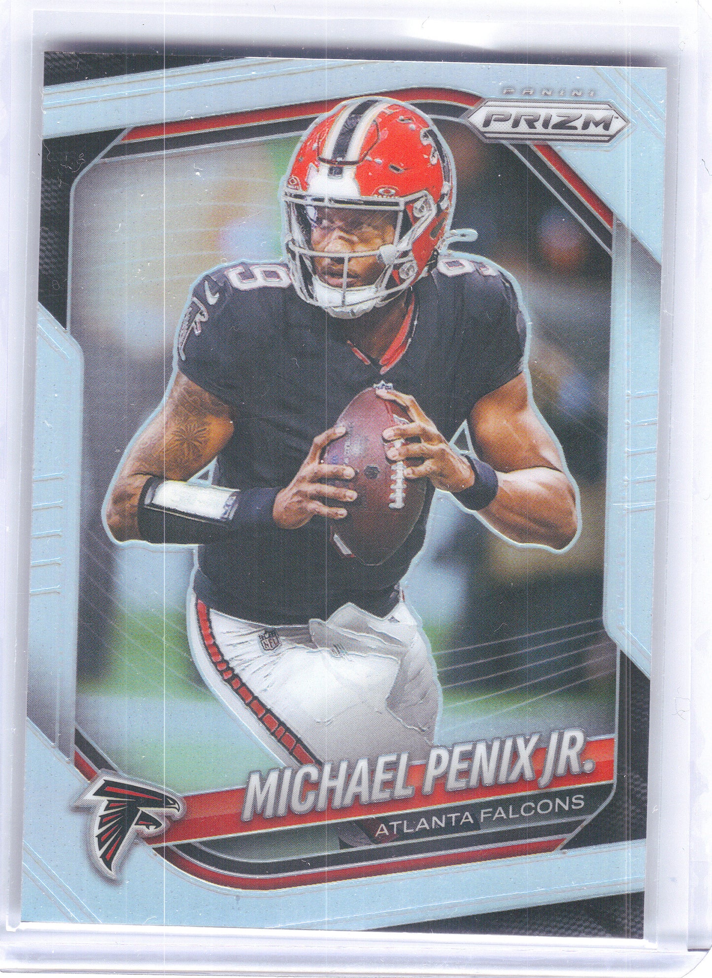 2025 Panini Prizm #56 Michael Penix Jr. Silver Atlanta Falcons