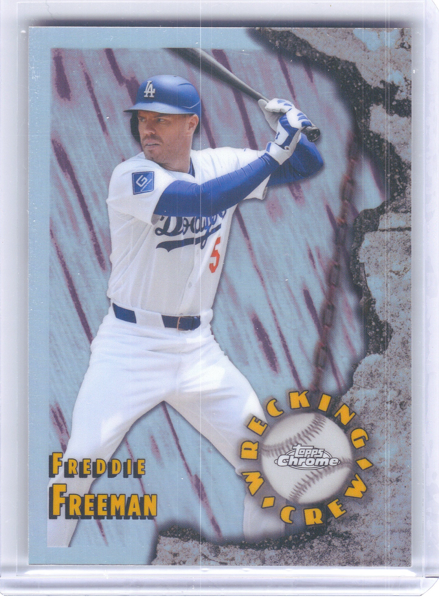 2026 Topps Chrome #WC-13 Freddie Freeman Wrecking Crew Los Angeles Dodgers
