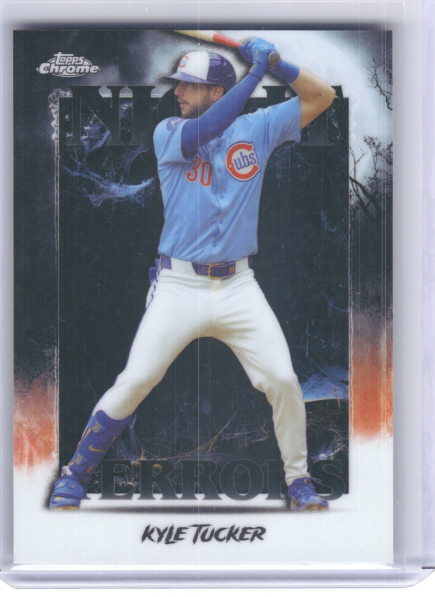 2025 Topps Chrome Update #NT-14 Kyle Tucker Night Terrors Chicago Cubs