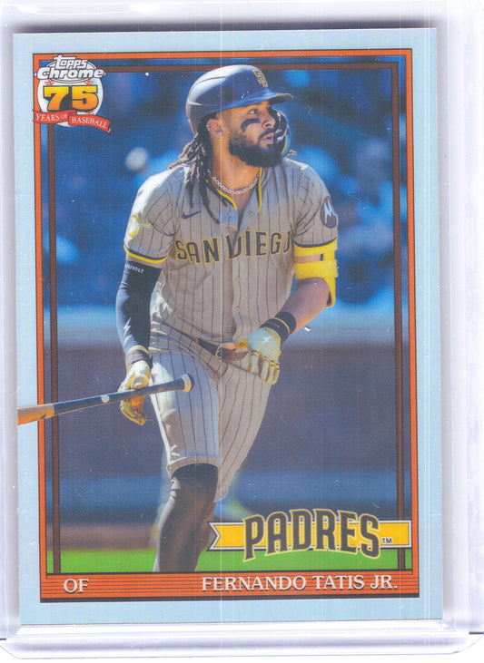 2026 Topps Chrome #91CB-12 Fernando Tatis Jr. 1991 Topps Chrome Baseball San Diego Padres