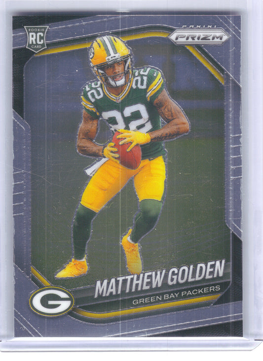 2025 Panini Prizm #326 Matthew Golden Green Bay Packers Rookie