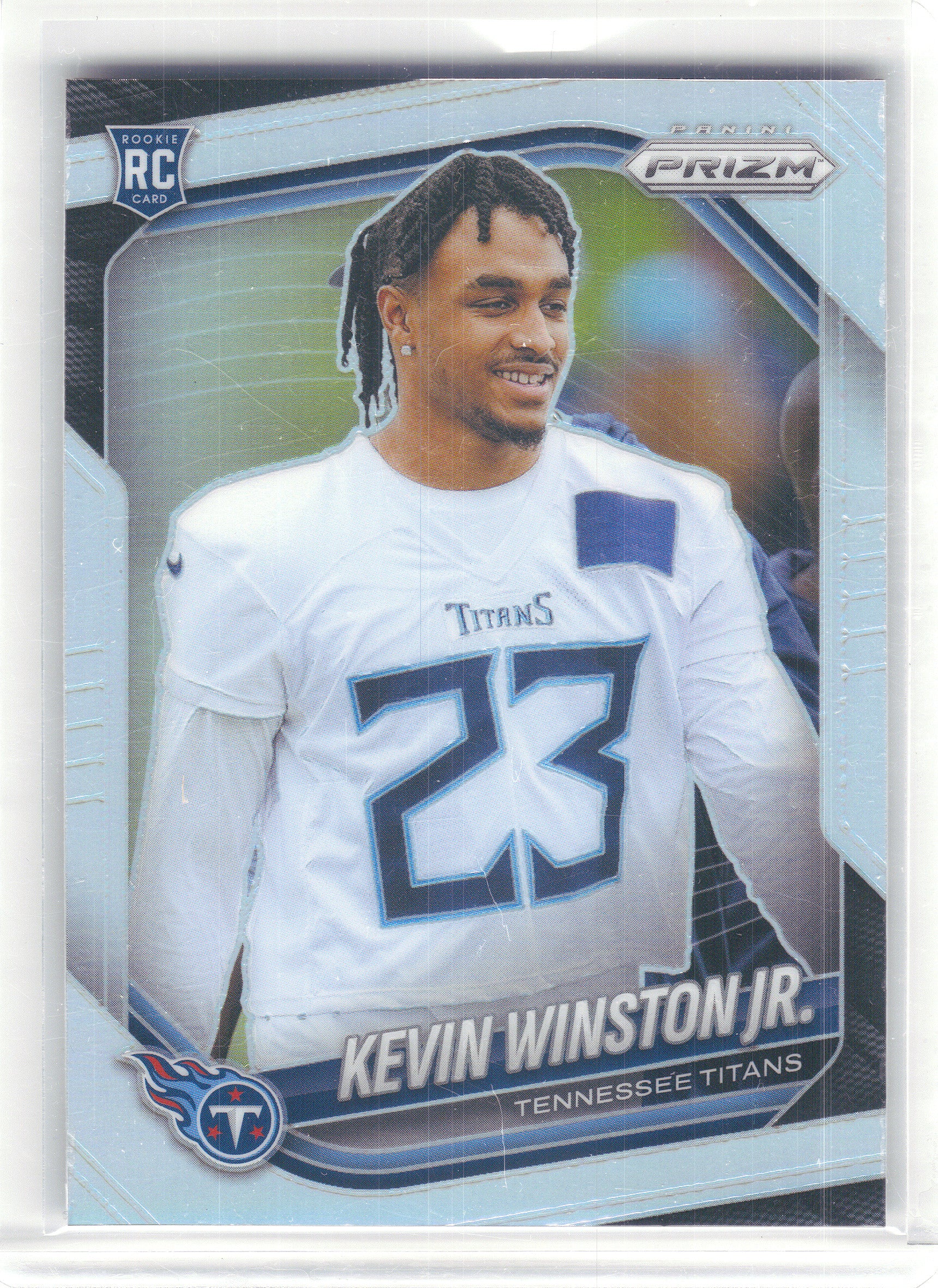 2025 Panini Prizm #340 Kevin Winston Jr. Silver Tennessee Titans