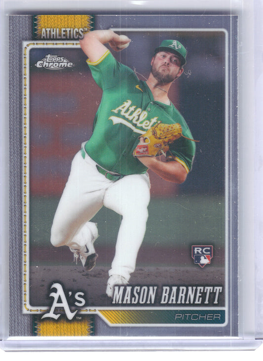 2026 Topps #273 Mason Barnett Athletics Rookie