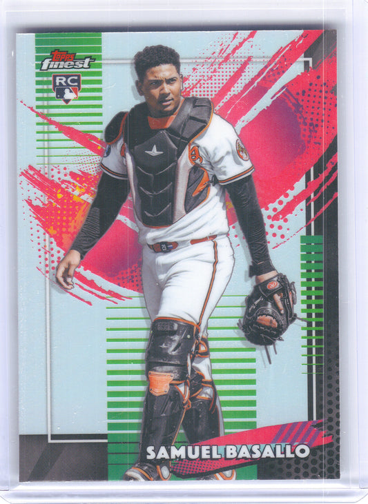 2026 Finest #264 Samuel Basallo refractor Baltimore Orioles Rookie