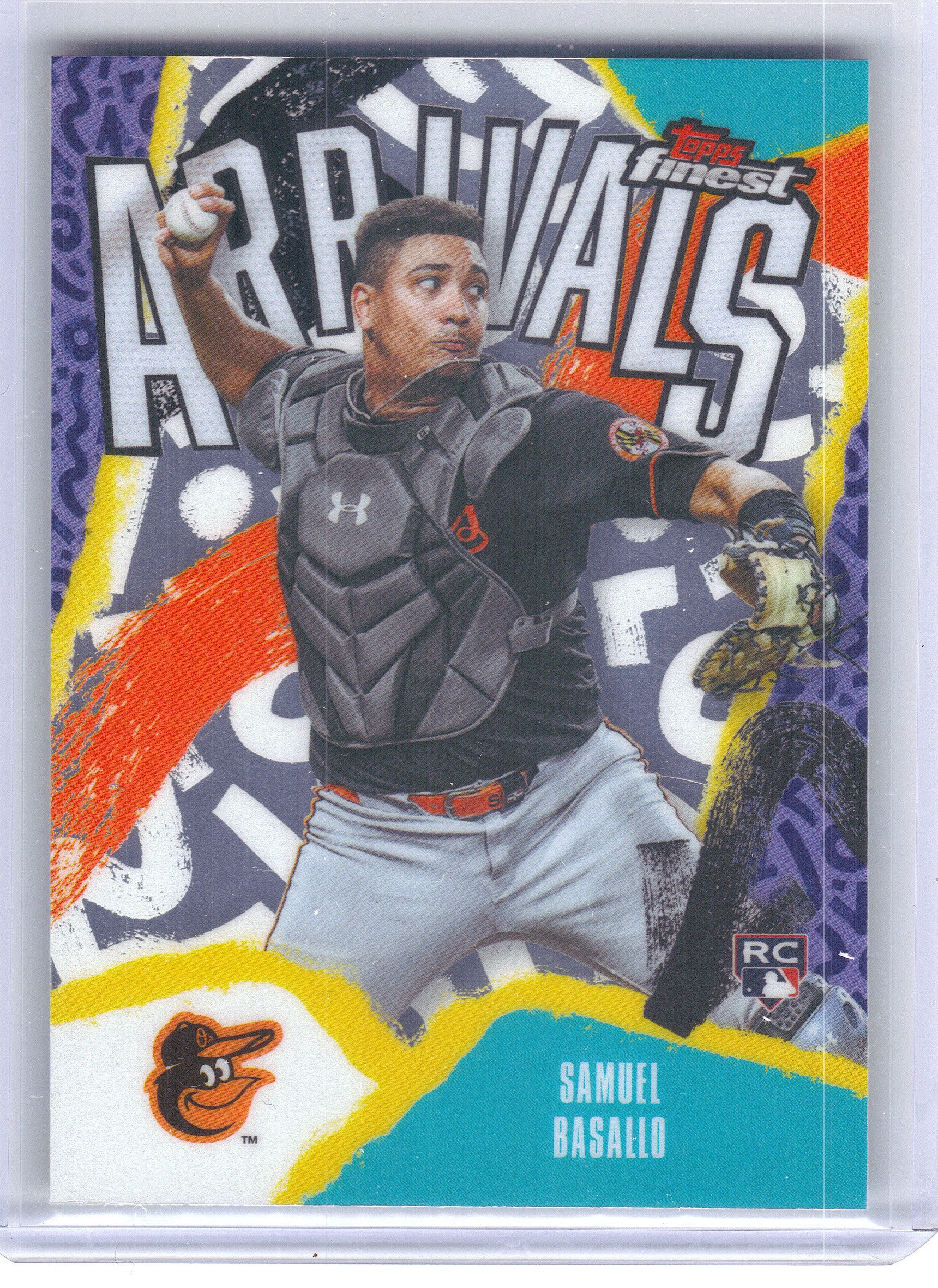 2026 Finest #A-3 Samuel Basallo Arrivals Baltimore Orioles