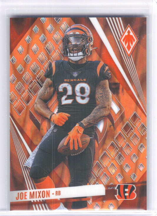 2023 Panini Phoenix #48 Joe Mixon Purple Color Match Cincinnati Bengals SN