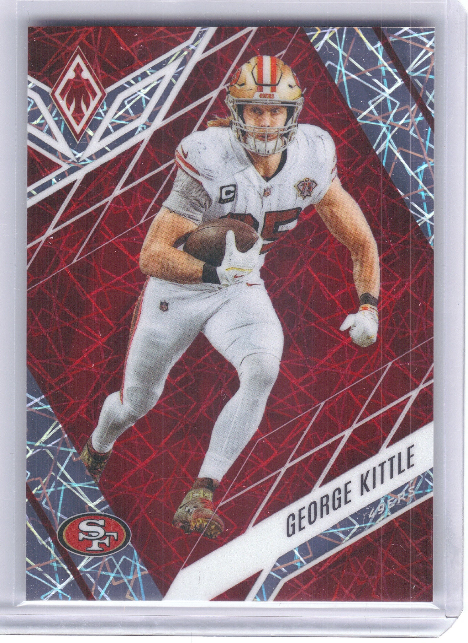 2022 Panini Phoenix #57 Eli Mitchell Red Lazer #/125 San Francisco 49ers SN