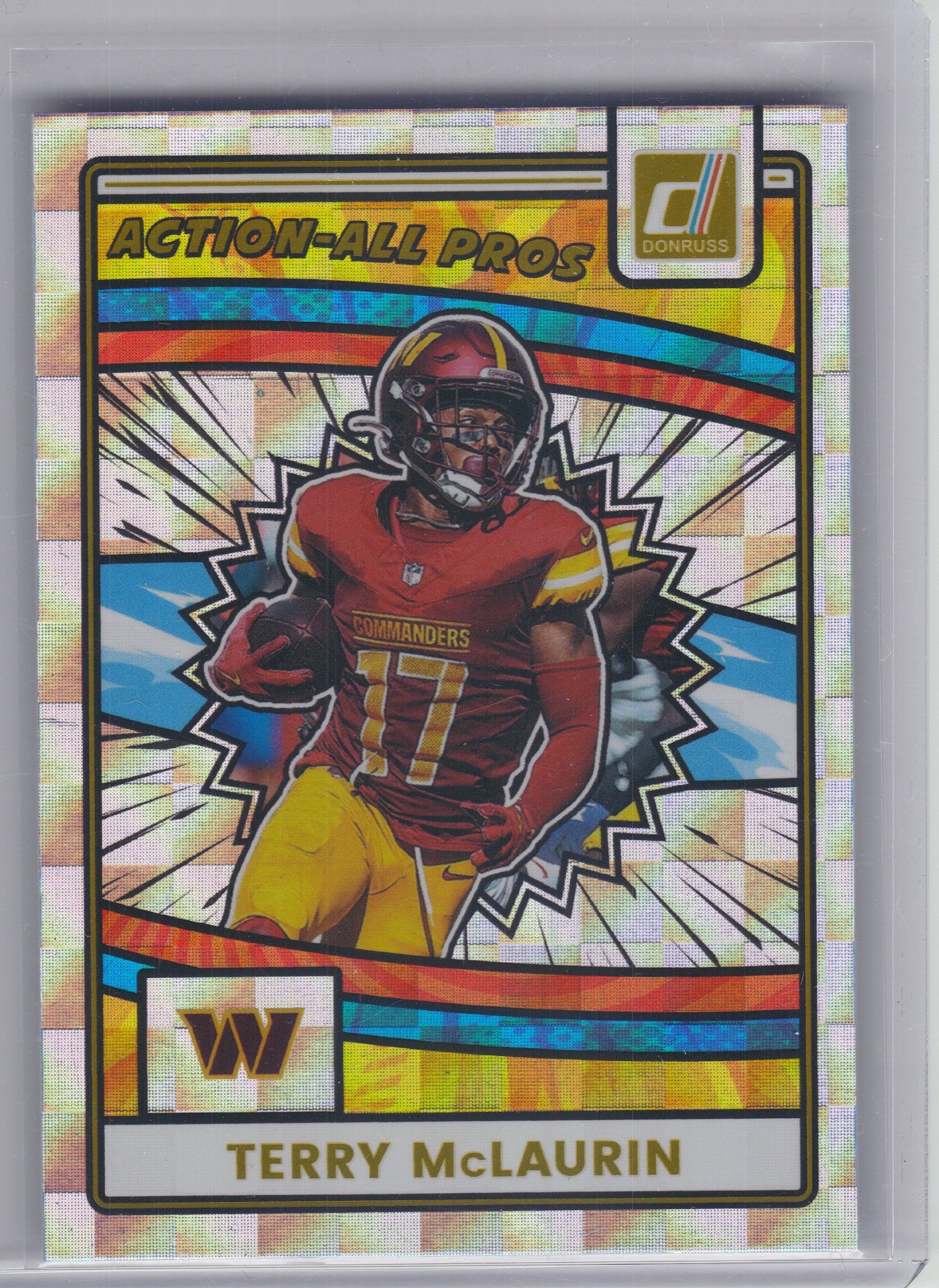 2025 Donruss #AAP-TMC Terry McLaurin Action-All Pros Washington Commanders