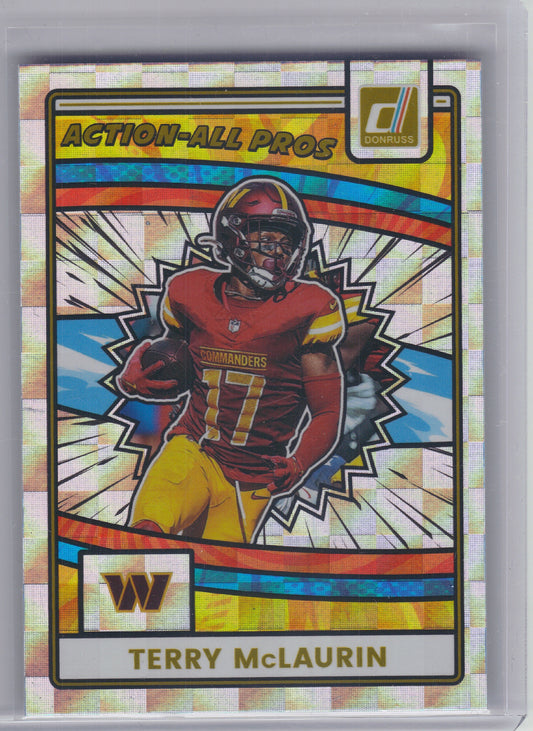 2025 Donruss #AAP-TMC Terry McLaurin Action-All Pros Washington Commanders