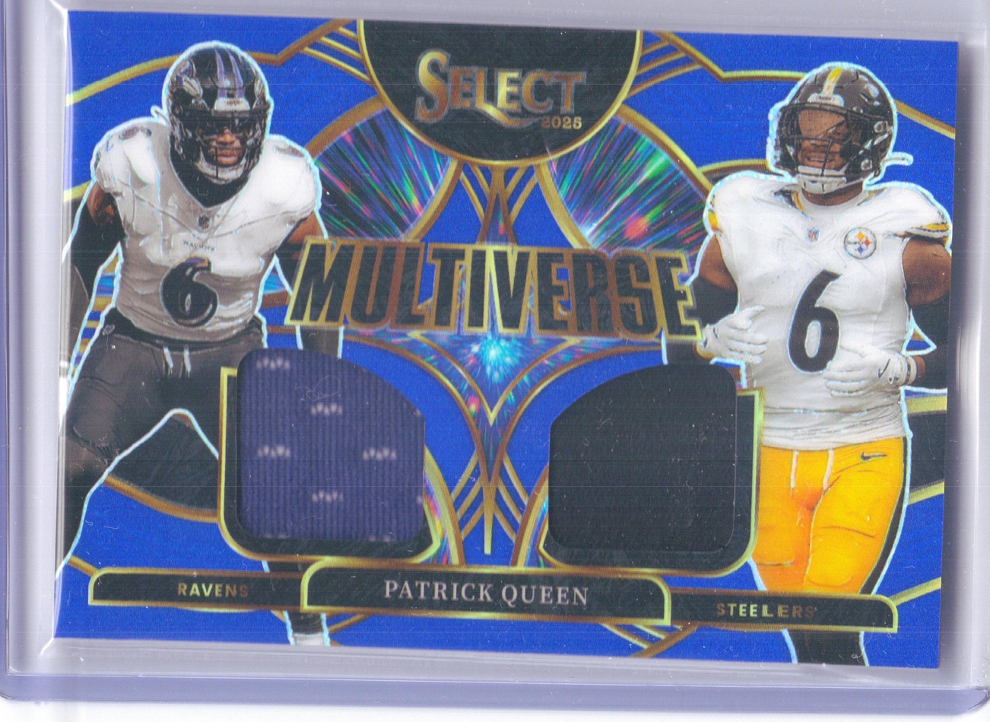 2025 Panini Select #MVJ-JCR James Conner Multiverse Jerseys Blue Prizm Pittsburgh Steelers Memorabilia