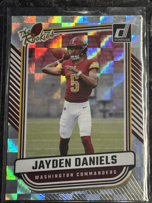 2024 Donruss #TR-37 Jayden Daniels The Rookies RC Washington Commanders