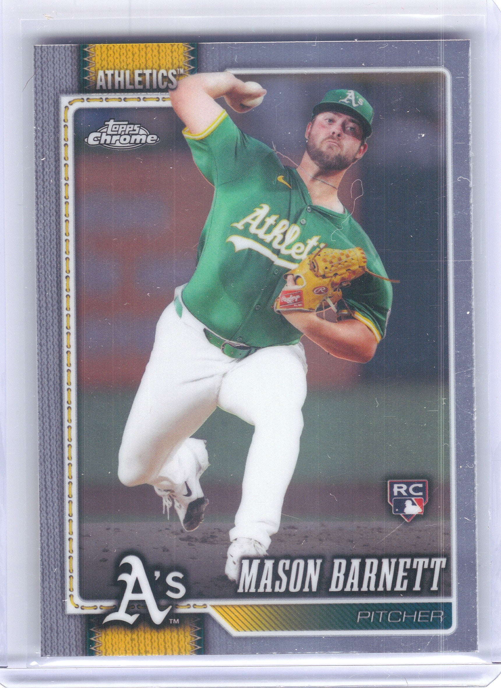 2026 Topps Chrome #22 Mason Barnett Athletics Rookie