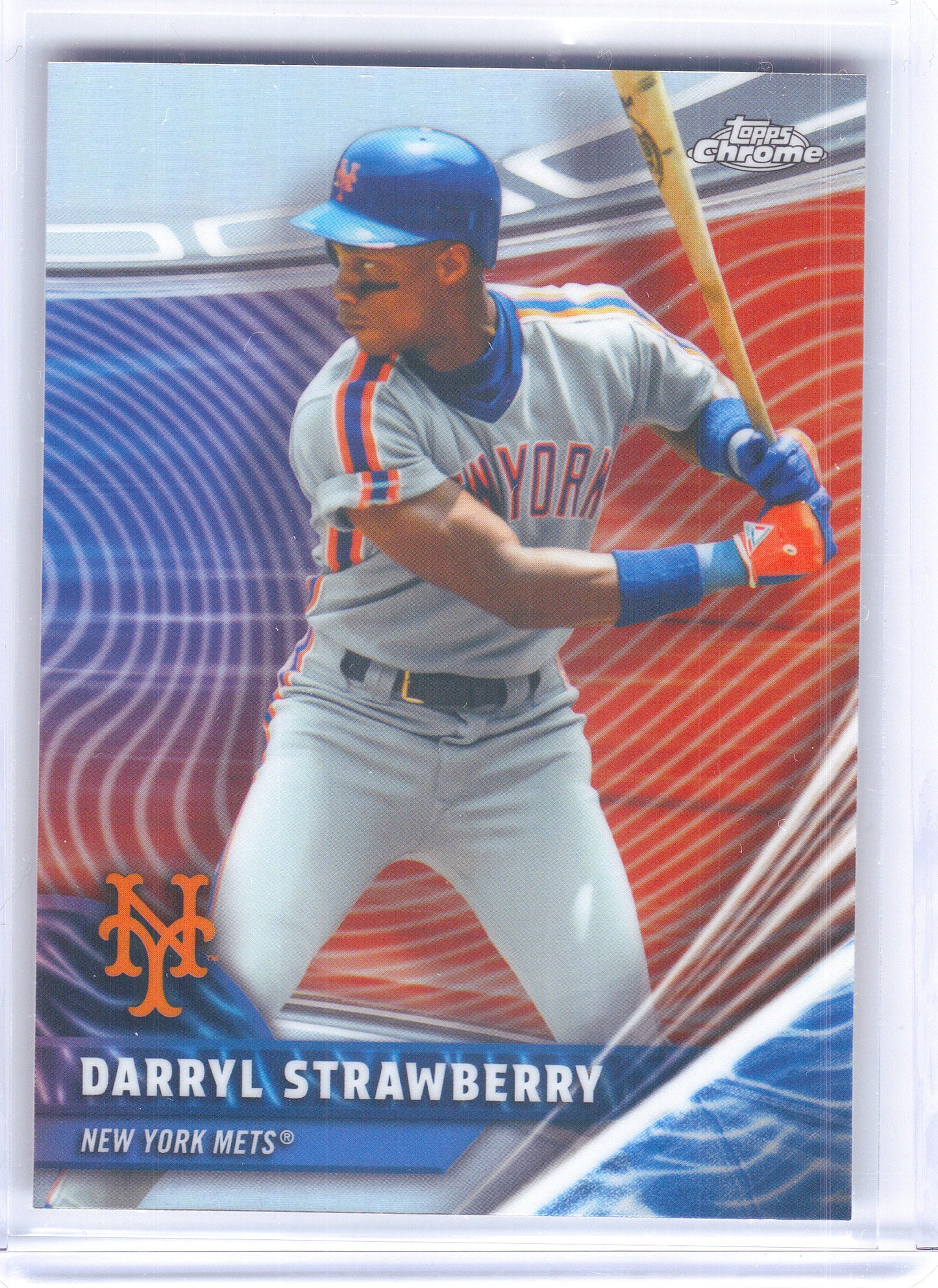 2026 Topps Chrome #RVA-21 Darryl Strawberry Chrome Rivals Away New York Mets