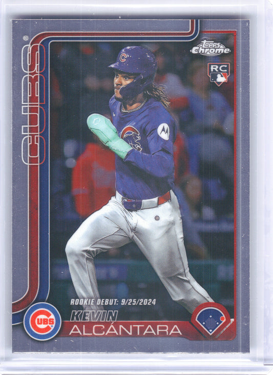 2025 Topps Chrome Update #USC25 Kevin Alcántara Chicago Cubs