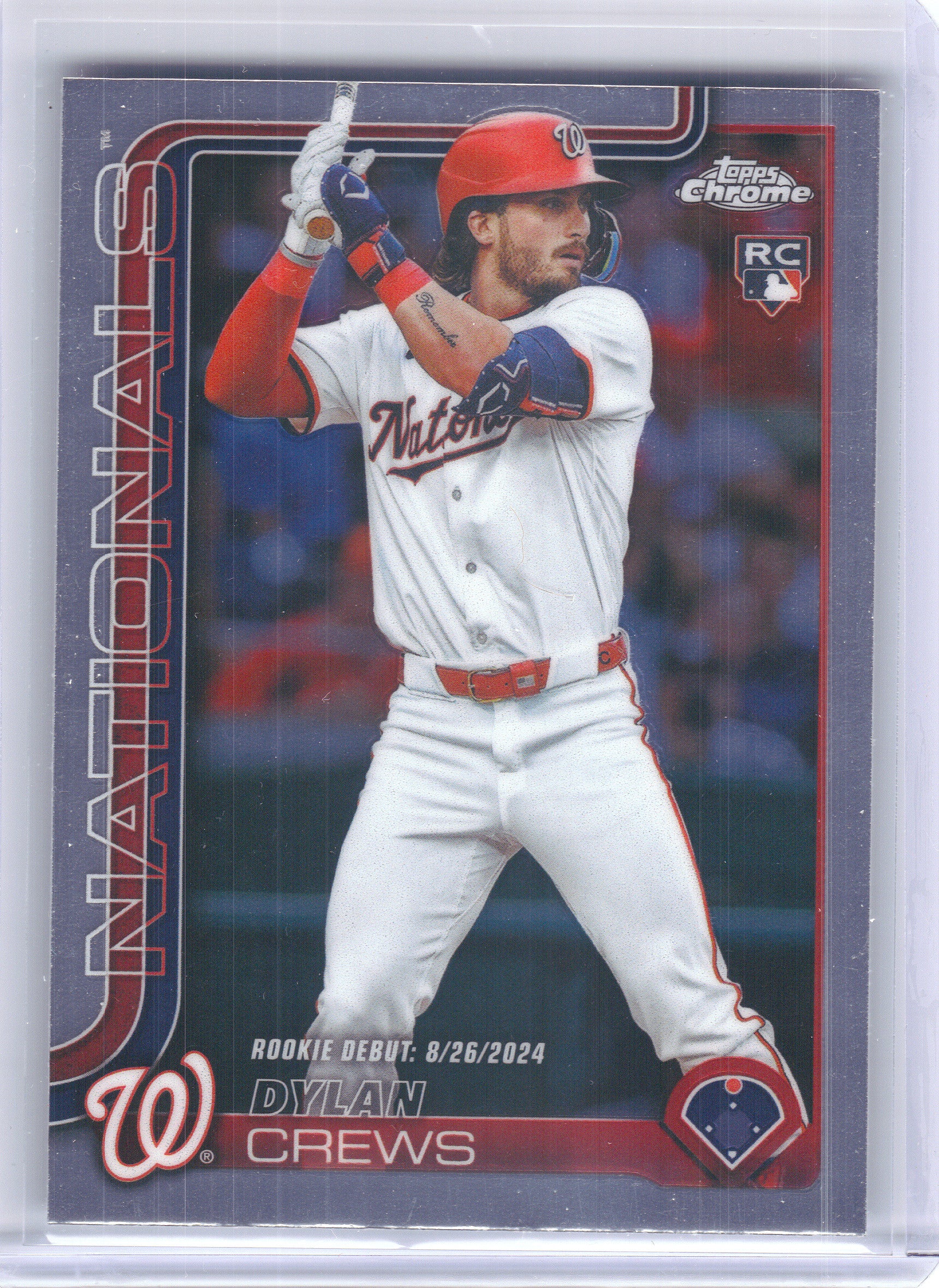 2025 Topps Chrome Update #USC190 Dylan Crews Washington Nationals