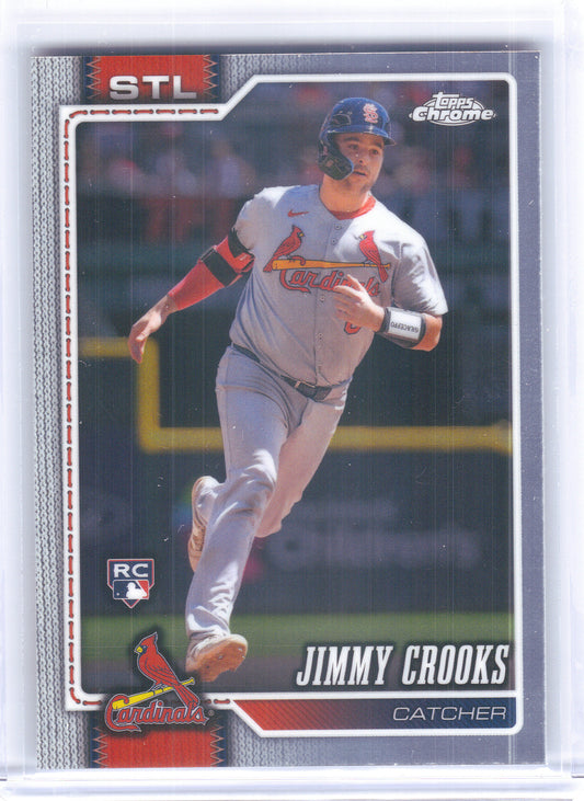 2026 Topps Chrome #291 Jimmy Crooks St. Louis Cardinals Rookie