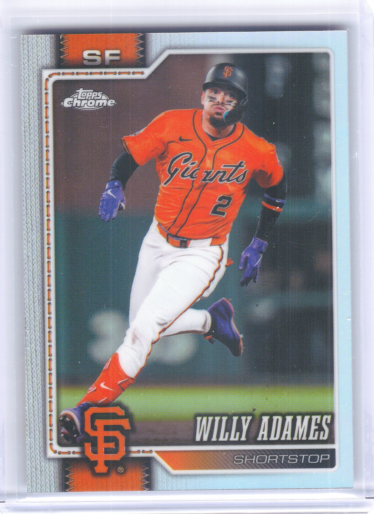 2026 Topps Chrome #140 Willy Adames Refractors San Francisco Giants