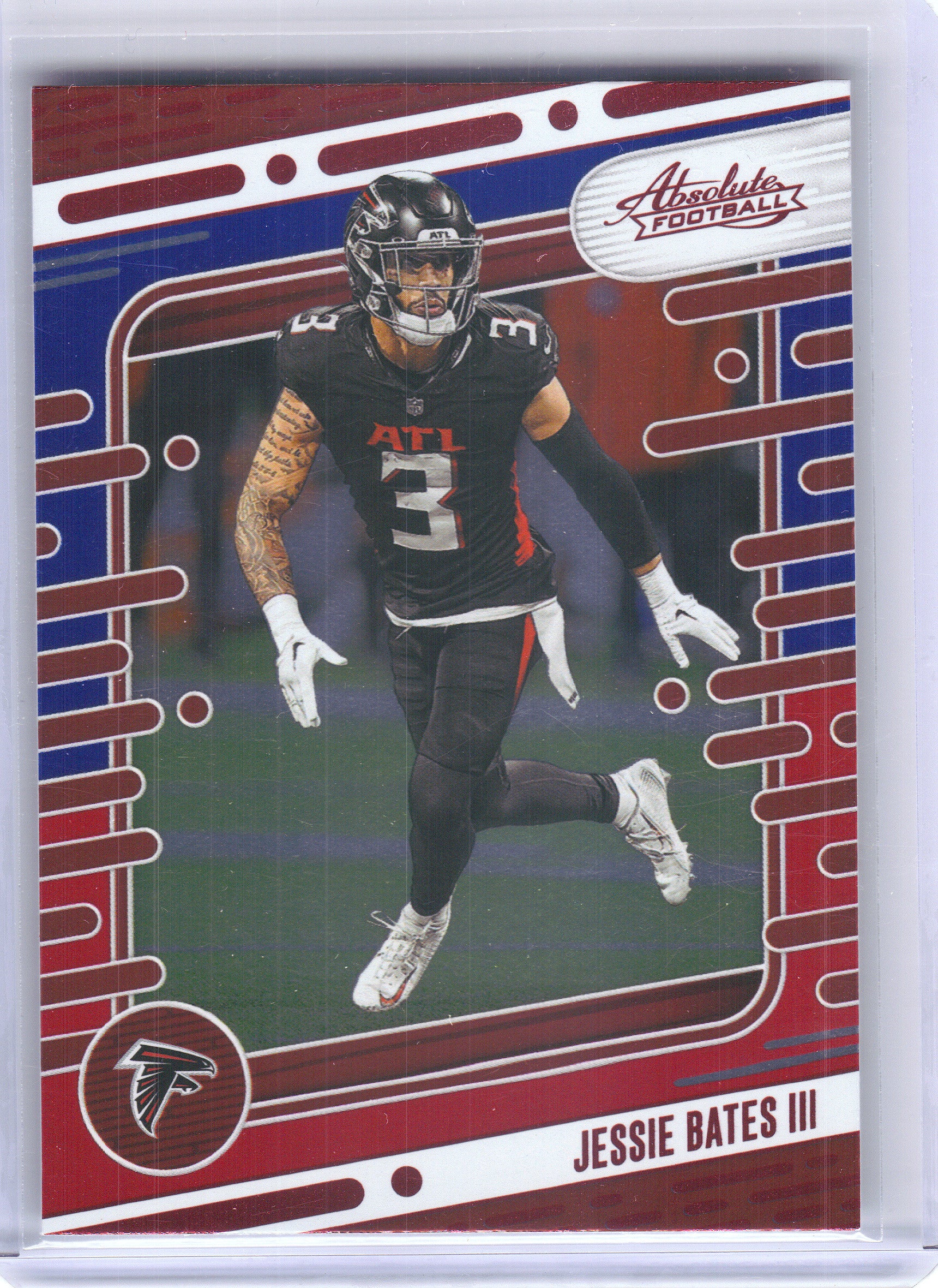 2024 Panini Absolute #7 Jessie Bates III Red and Blue Atlanta Falcons