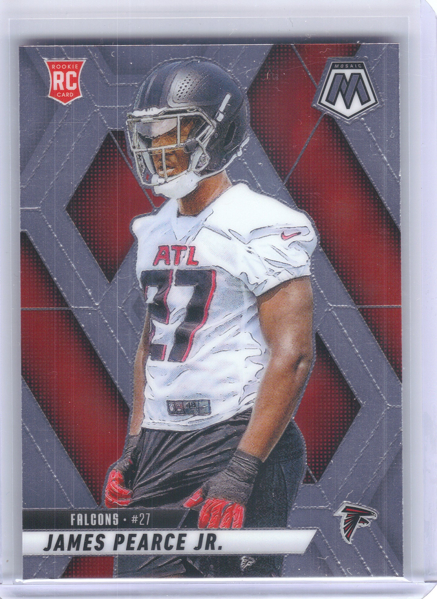 2025 Panini Mosaic #357 James Pearce Jr. Atlanta Falcons Rookie