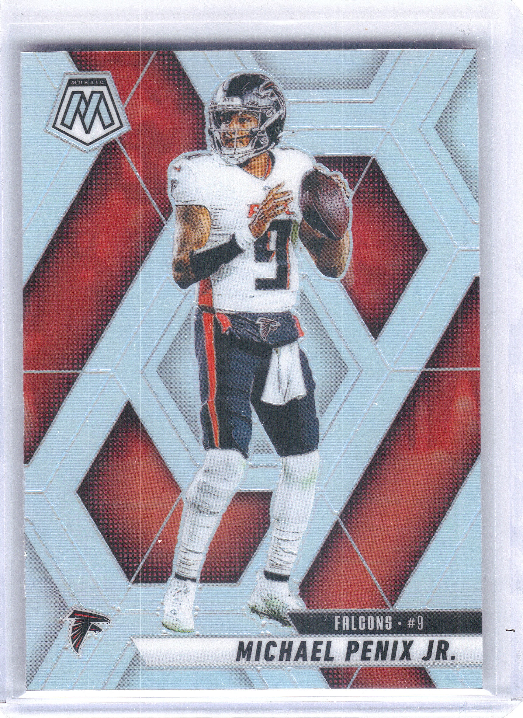2025 Panini Mosaic #51 Michael Penix Jr. Silver Atlanta Falcons