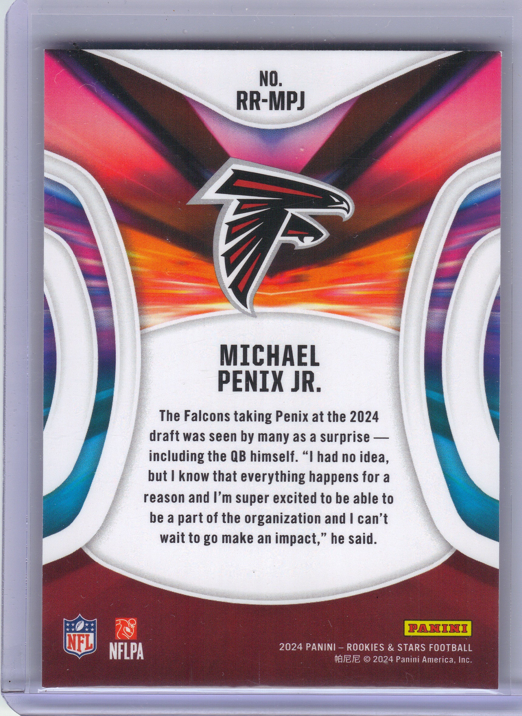 2024 Panini Rookies & Stars #RR-SRR Spencer Rattler Rookie Rush Longevity New Orleans Saints