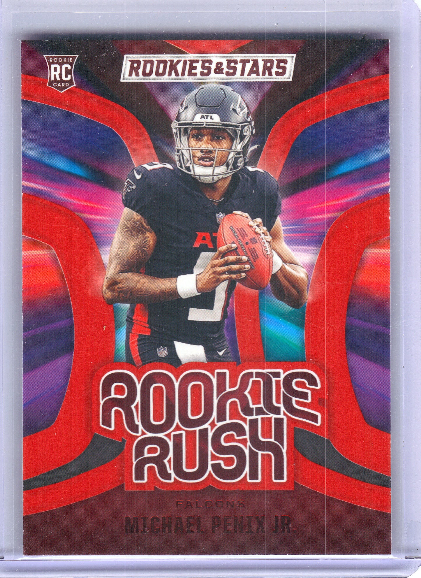 2024 Panini Rookies & Stars #RR-SRR Spencer Rattler Rookie Rush Longevity New Orleans Saints