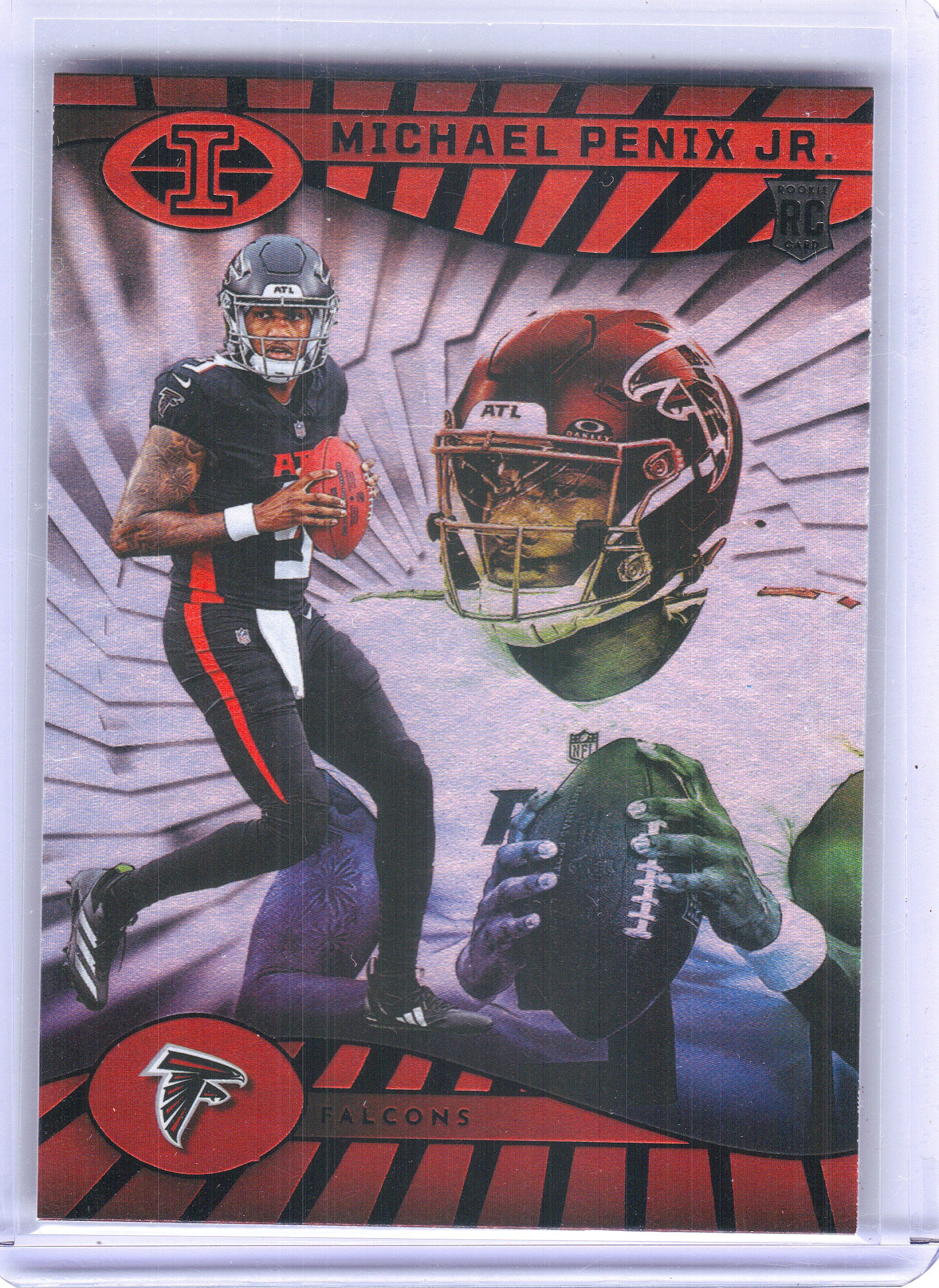 2024 Panini Illusions #4 Michael Penix Jr. Atlanta Falcons Rookie