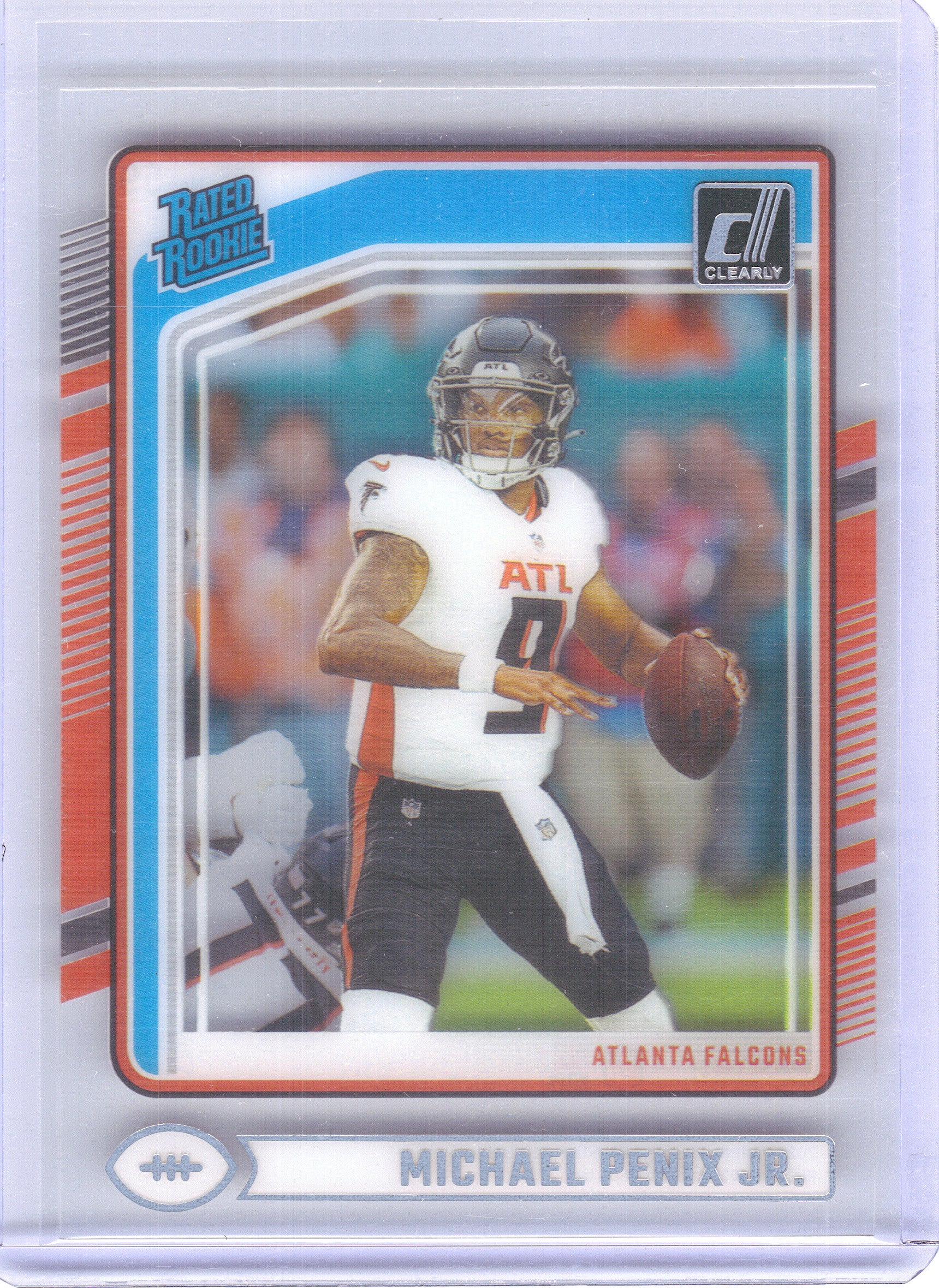 2024 Clearly Donruss #59 Michael Penix Jr. Atlanta Falcons Rookie