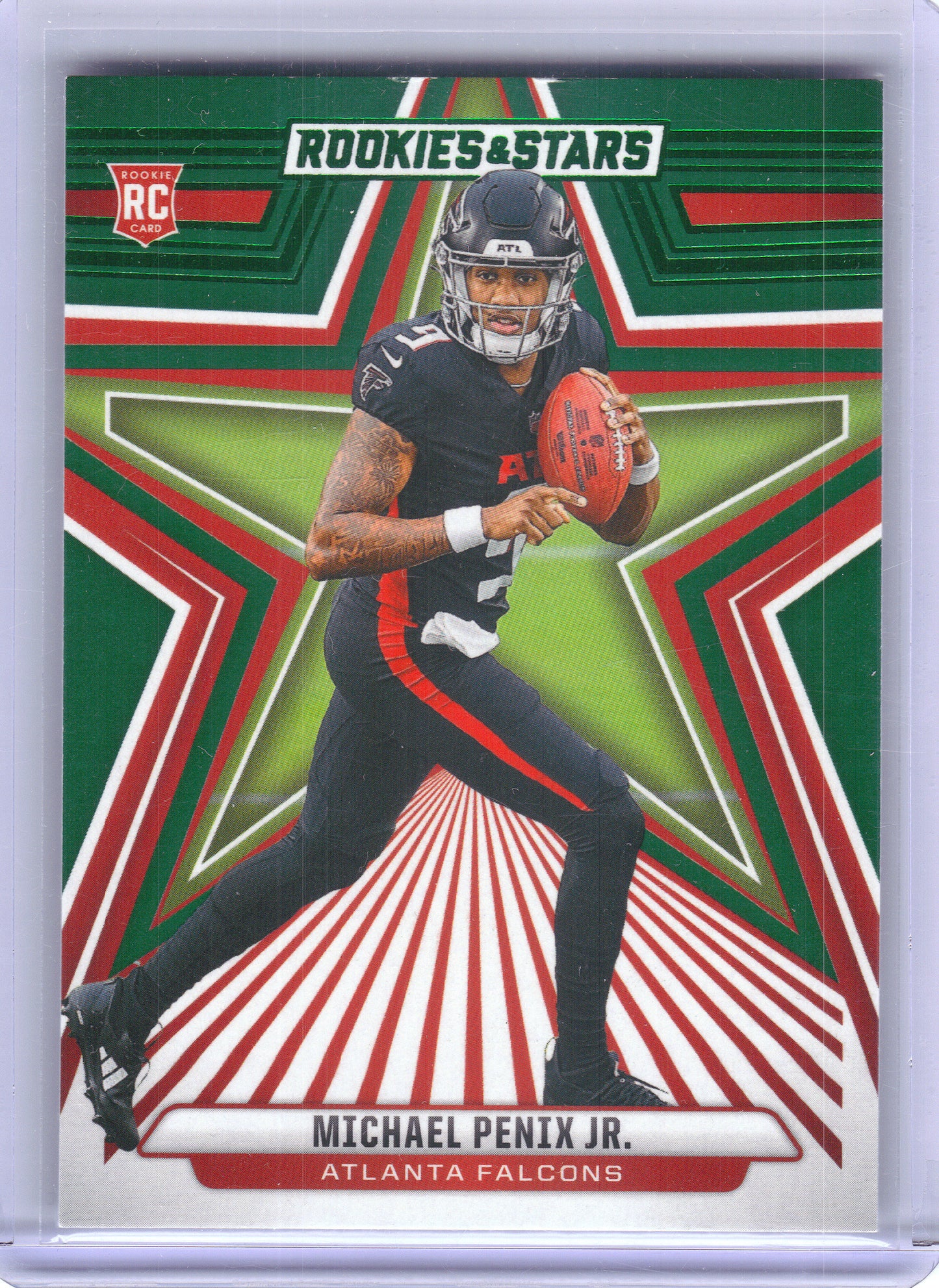 2024 Panini Rookies & Stars #179 Michael Penix Jr. Green Atlanta Falcons