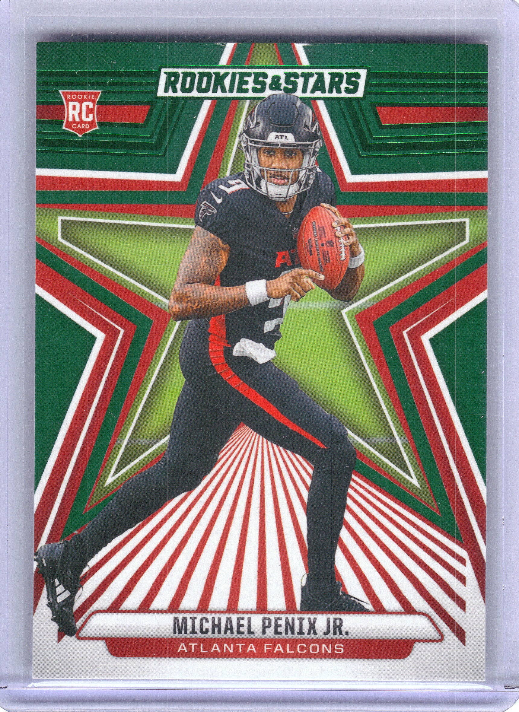 2024 Panini Rookies & Stars #179 Michael Penix Jr. Green Atlanta Falcons