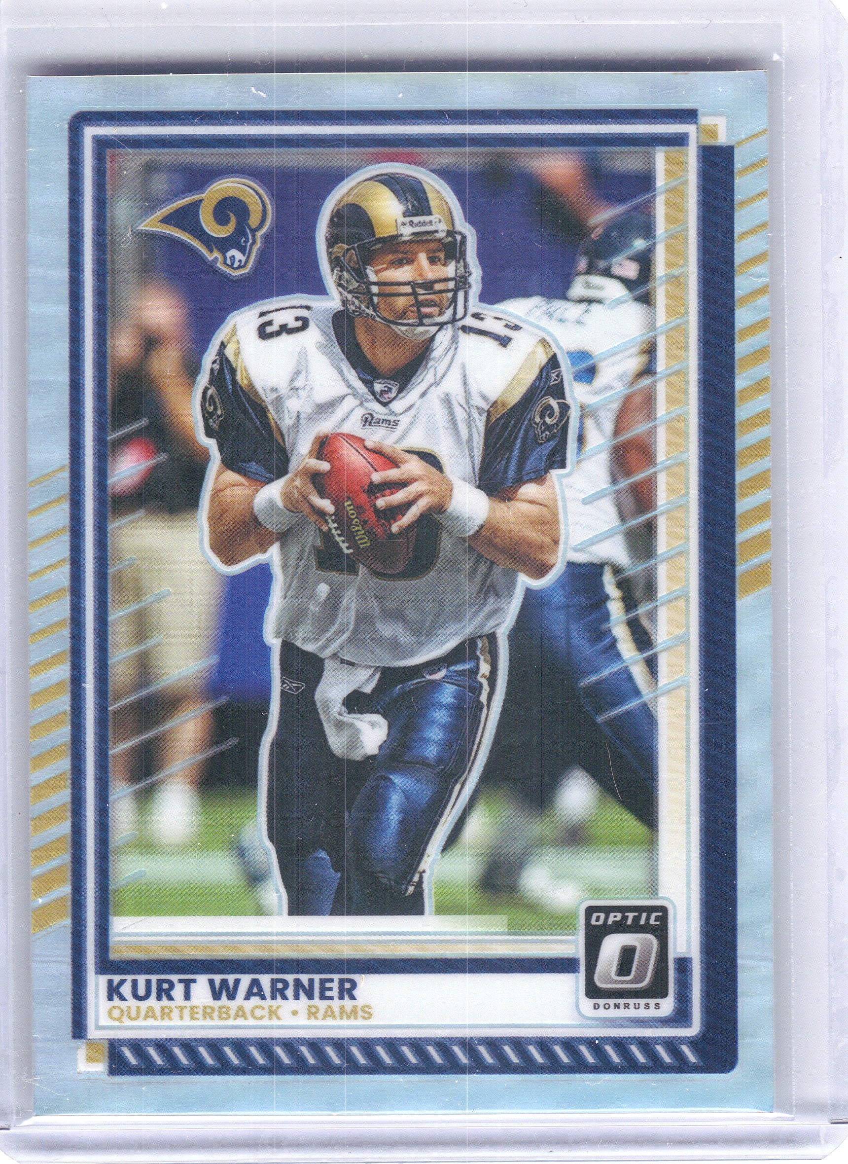 2025 Donruss Optic #27 Kurt Warner Holo St. Louis Rams