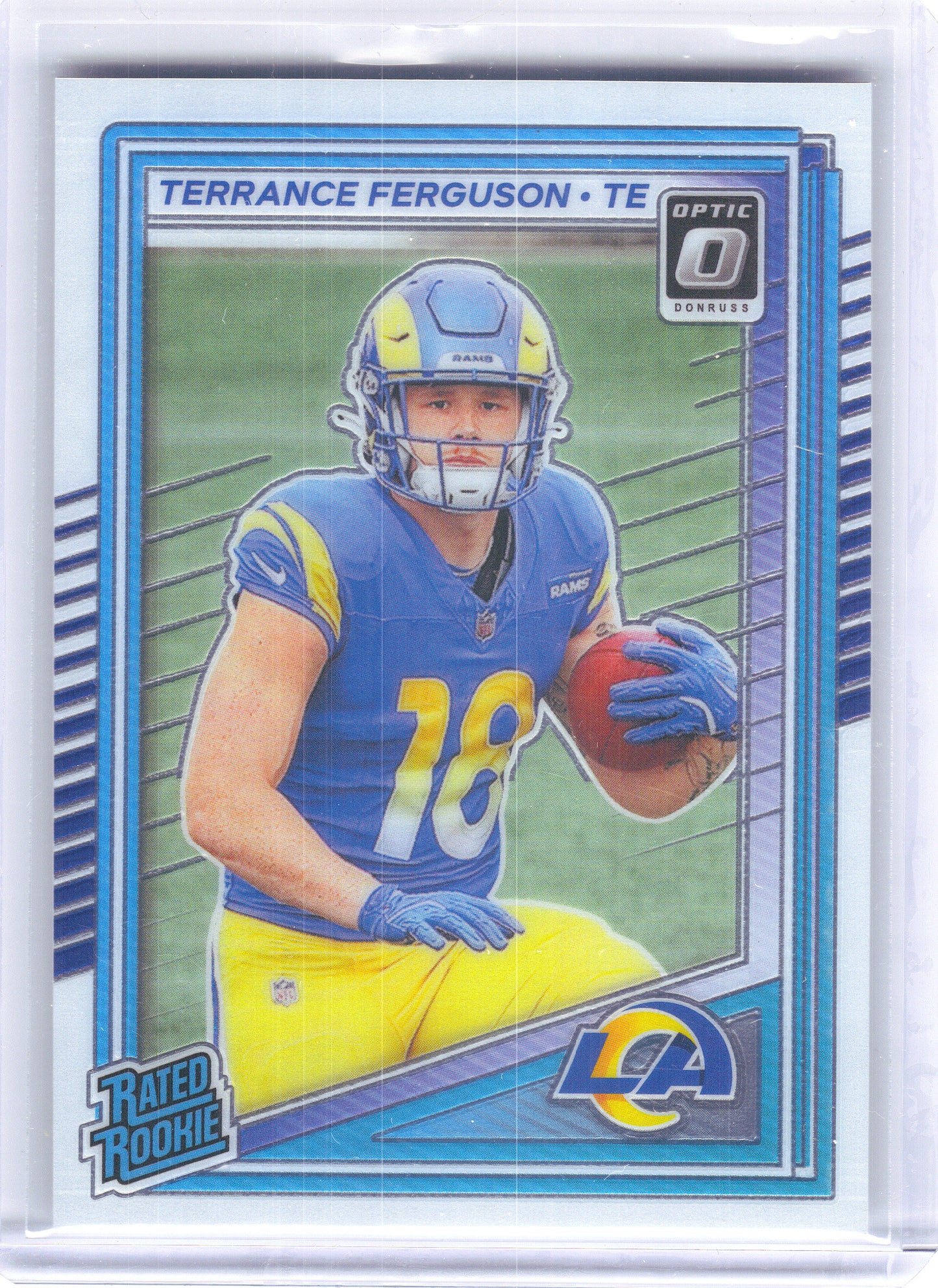 2025 Donruss Optic #244 Terrance Ferguson Los Angeles Rams Rookie