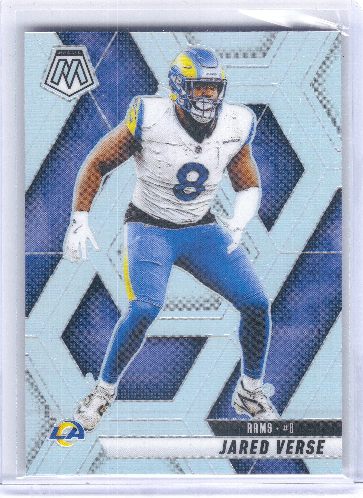 2025 Panini Mosaic #8 Jared Verse Silver Los Angeles Rams