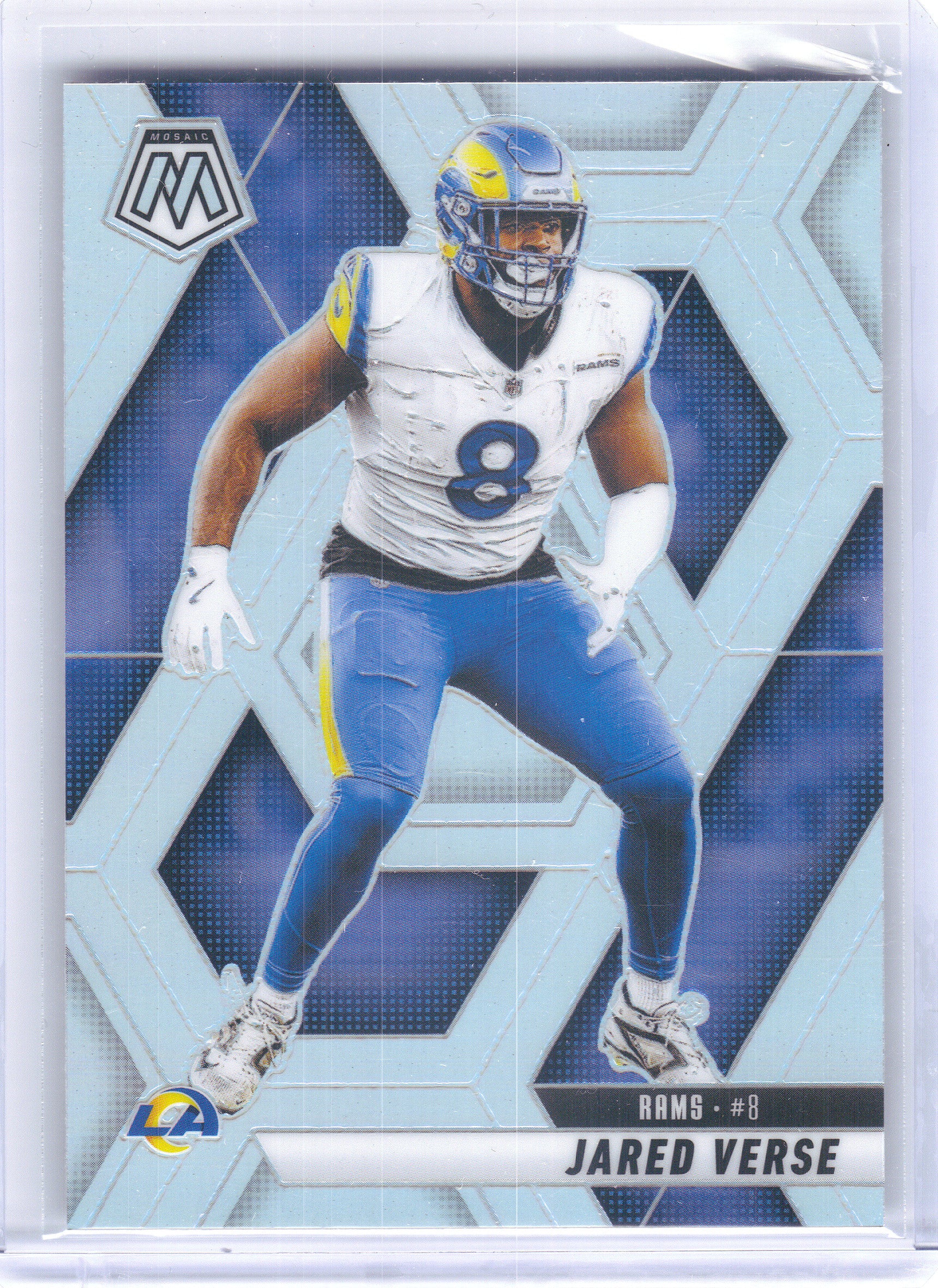 2025 Panini Mosaic #8 Jared Verse Silver Los Angeles Rams