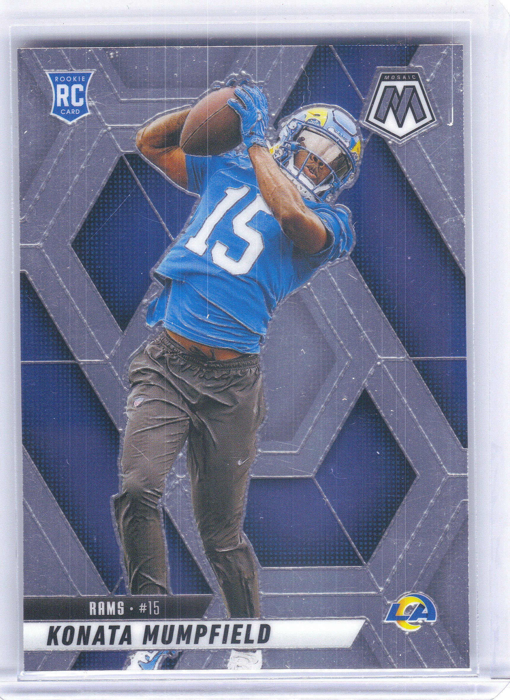 2025 Panini Mosaic #393 Konata Mumpfield Los Angeles Rams Rookie