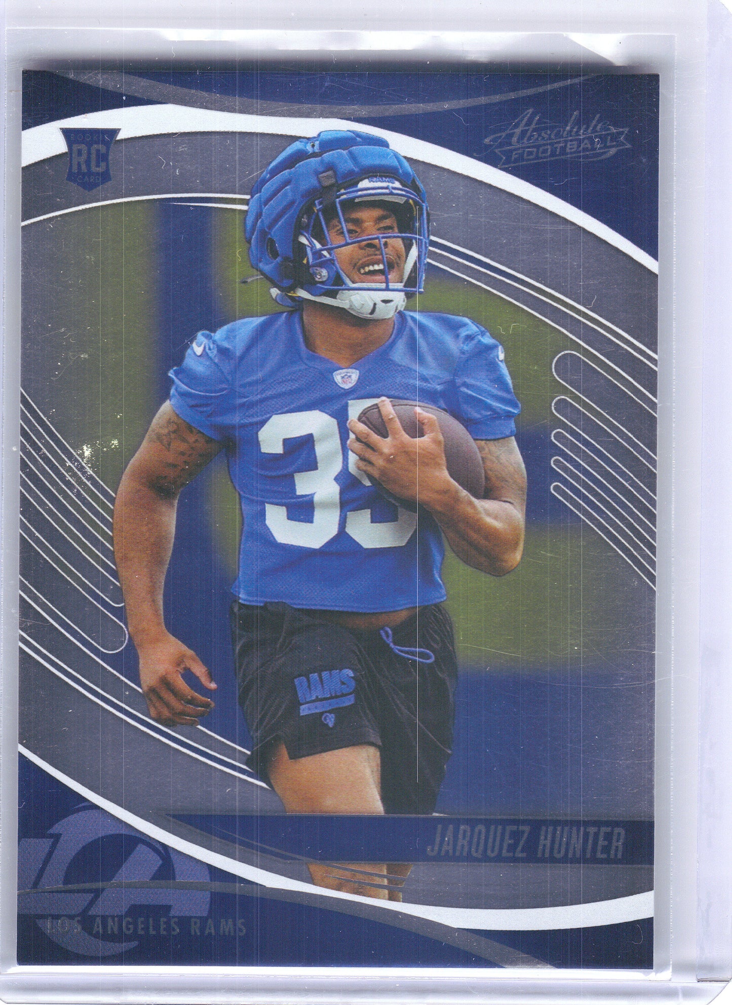 2025 Panini Absolute #136 Jarquez Hunter Retail Los Angeles Rams Rookie