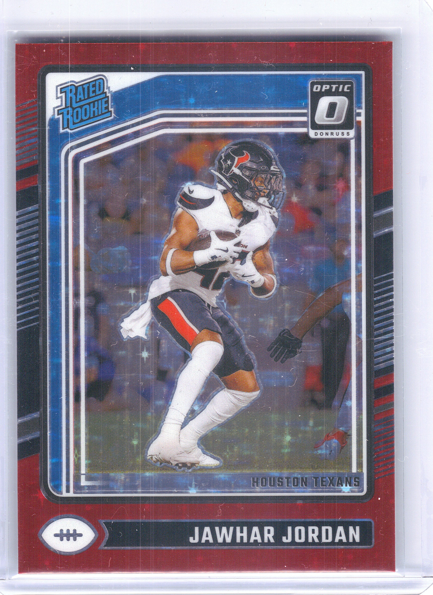 2024 Donruss Optic #247 Jawhar Jordan Stars Red Houston Texans