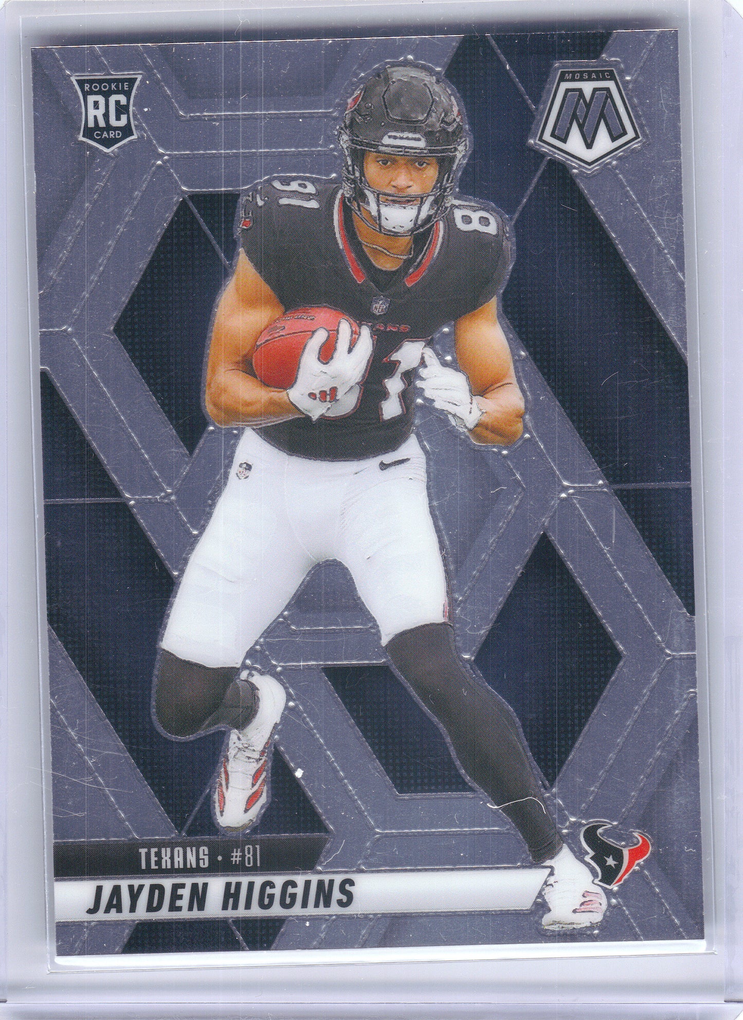 2025 Panini Mosaic #346 Jayden Higgins Houston Texans Rookie