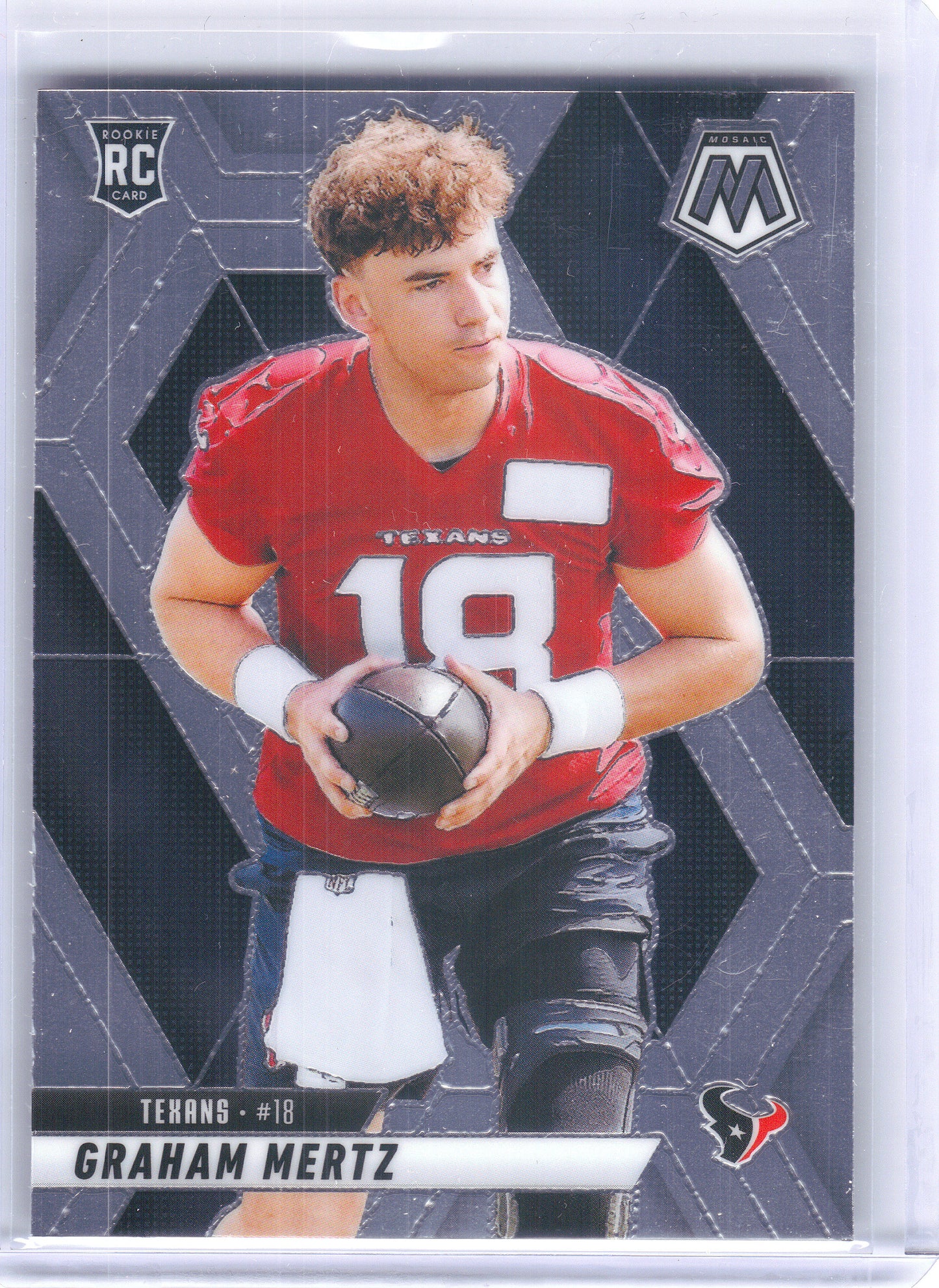 2025 Panini Mosaic #392 Graham Mertz Houston Texans Rookie