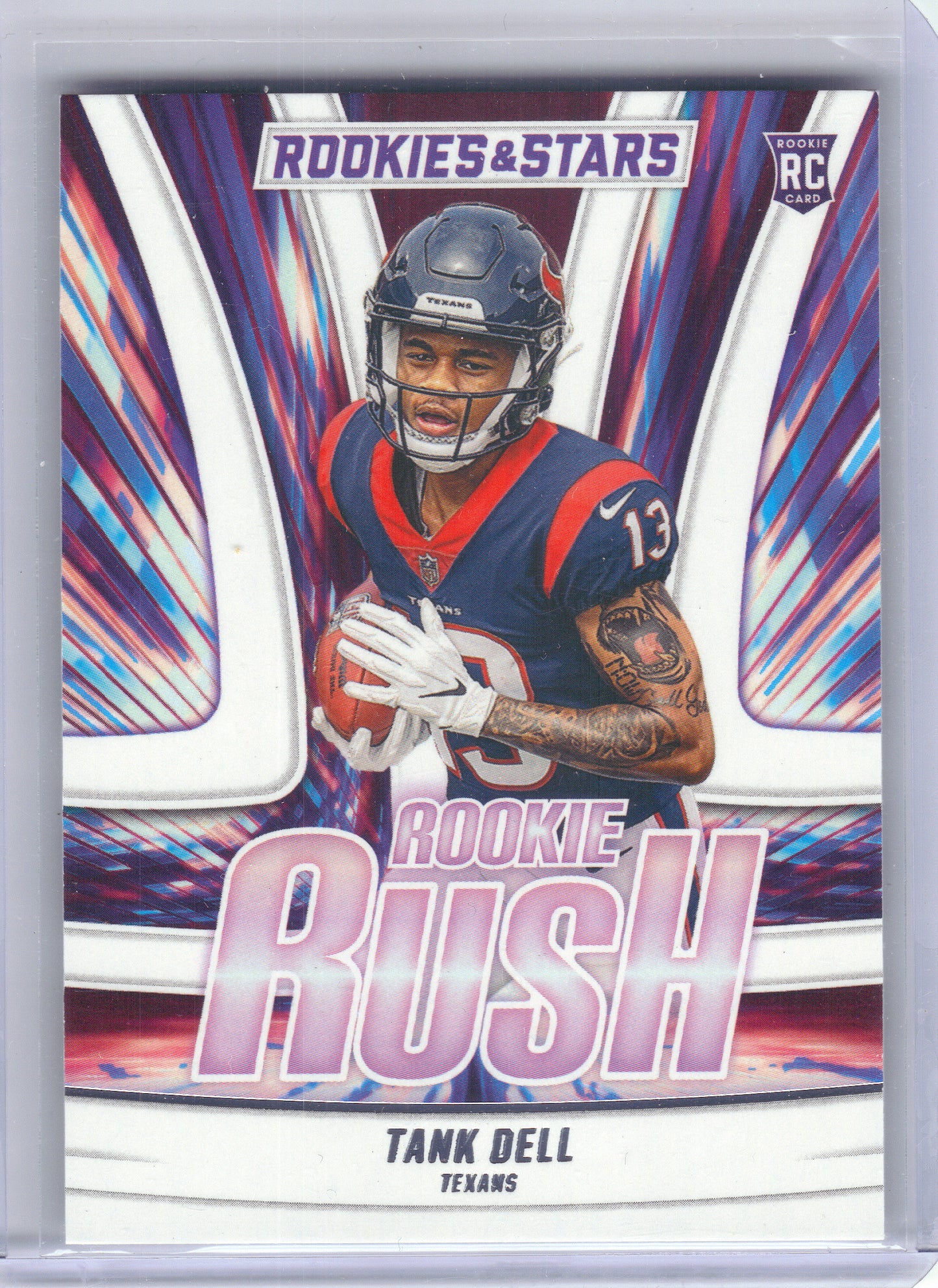 2023 Panini Rookies & Stars #RR-16 Tank Dell Rookie Rush Houston Texans