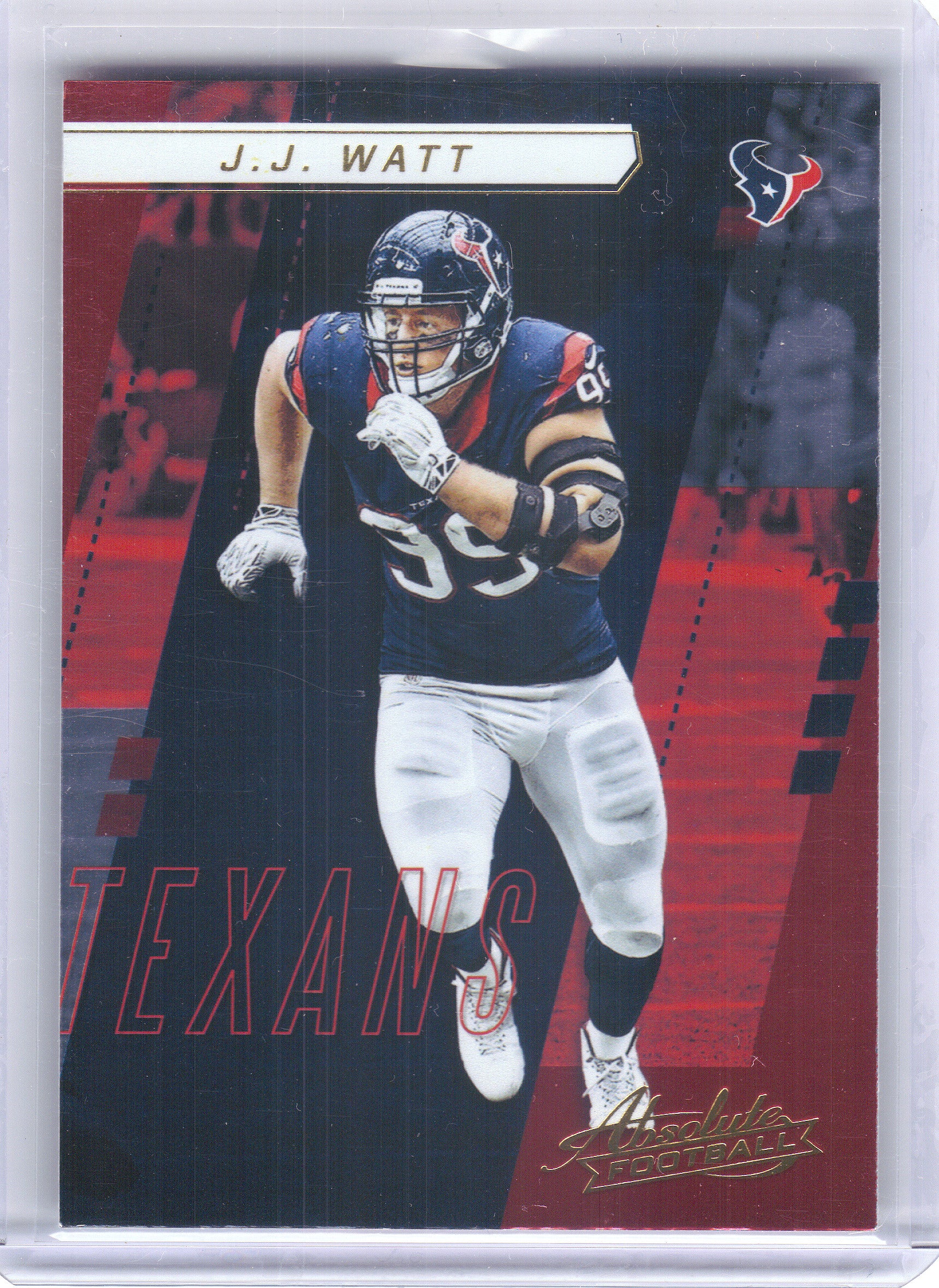 2017 Panini Absolute #80 J.J. Watt Houston Texans