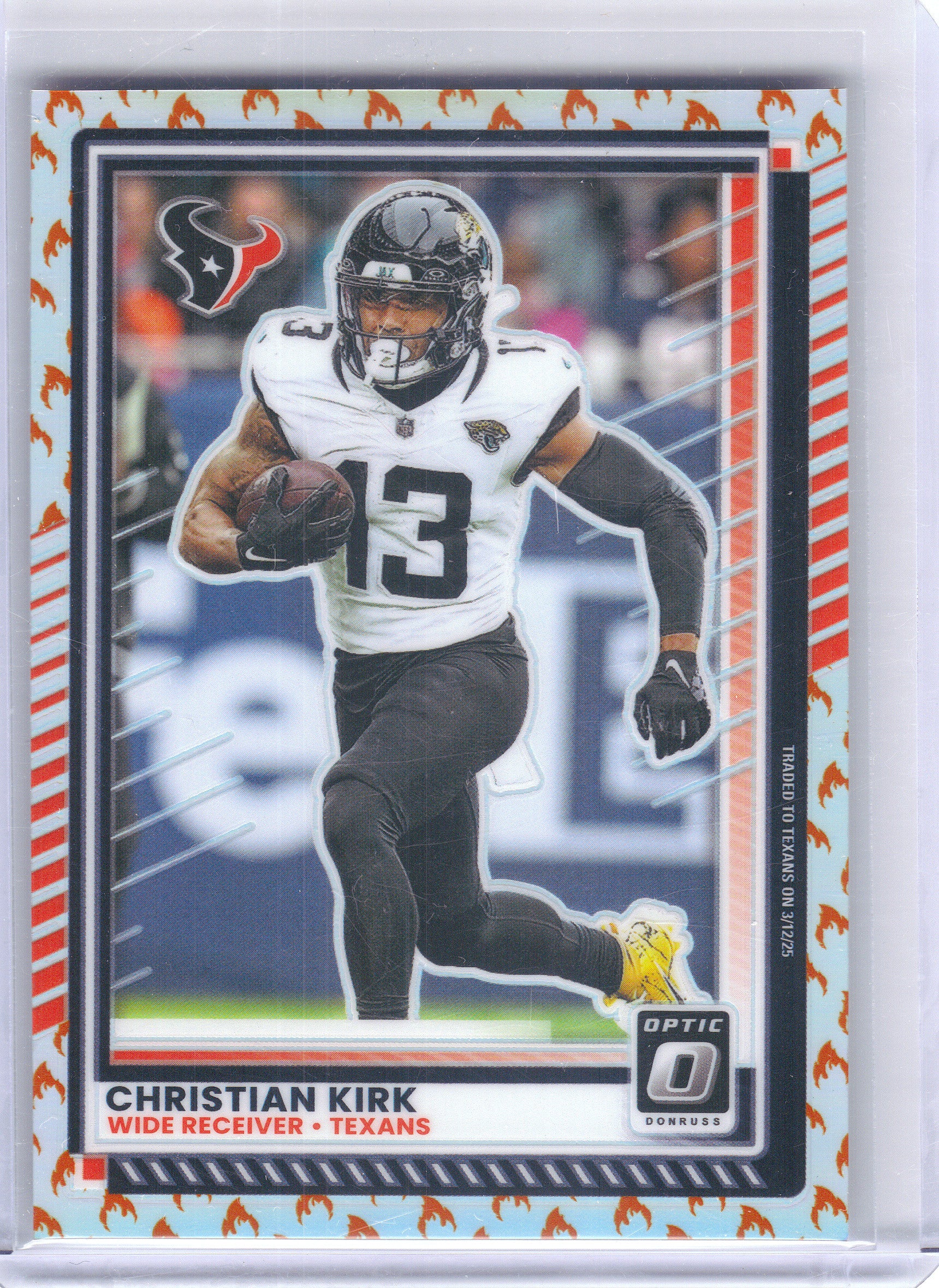 2025 Donruss Optic #129 Christian Kirk Fire Houston Texans