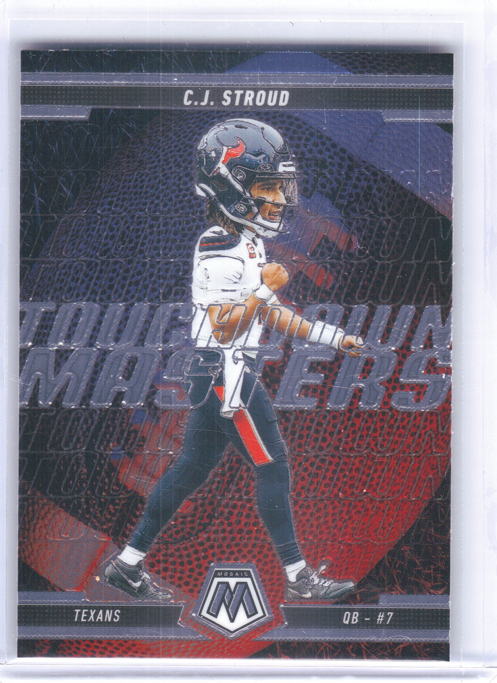 2025 Panini Mosaic #11 C.J. Stroud Touchdown Masters Mosaic Houston Texans