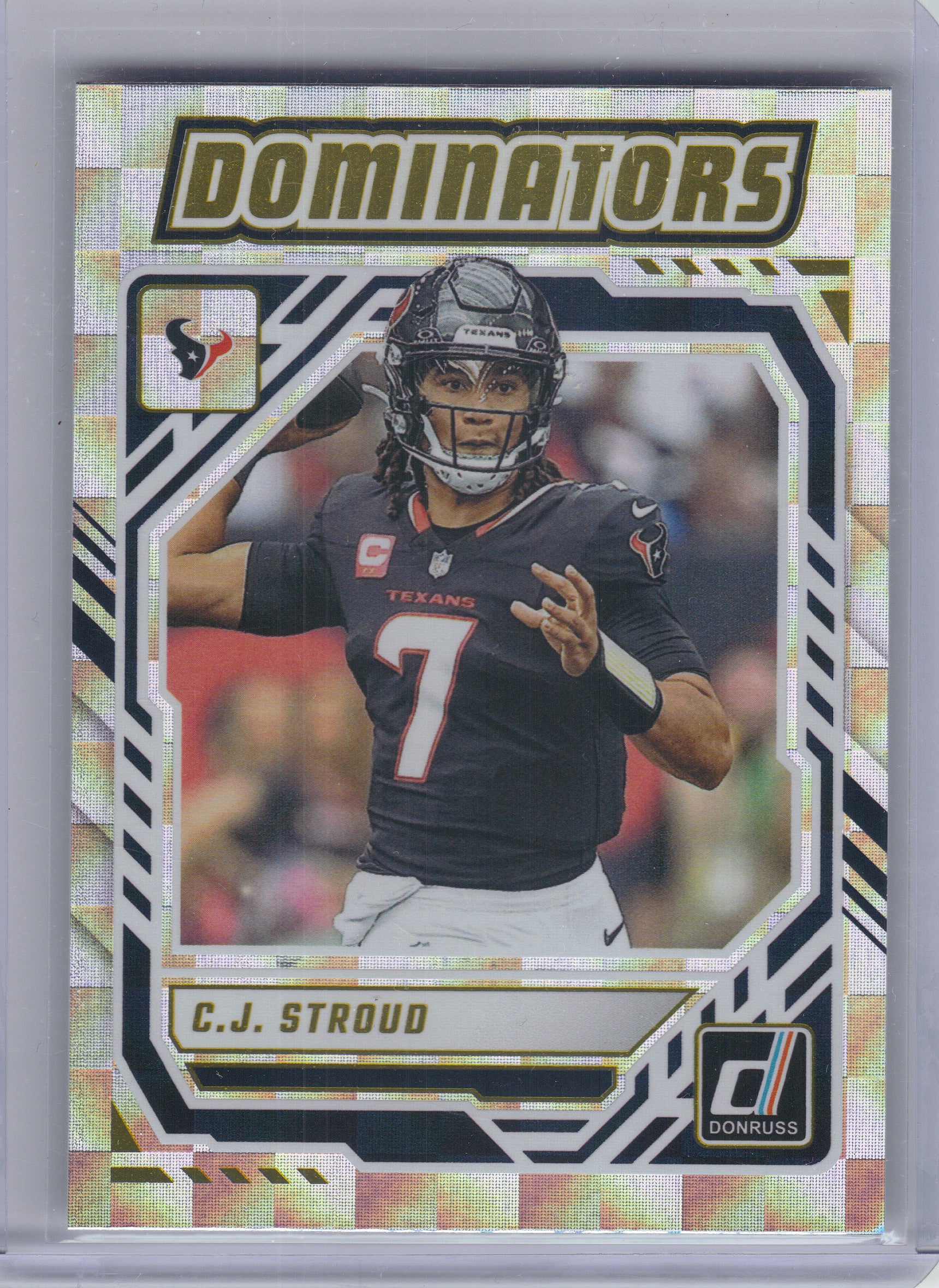 2025 Donruss #DOM-CSD C.J. Stroud Dominators Houston Texans