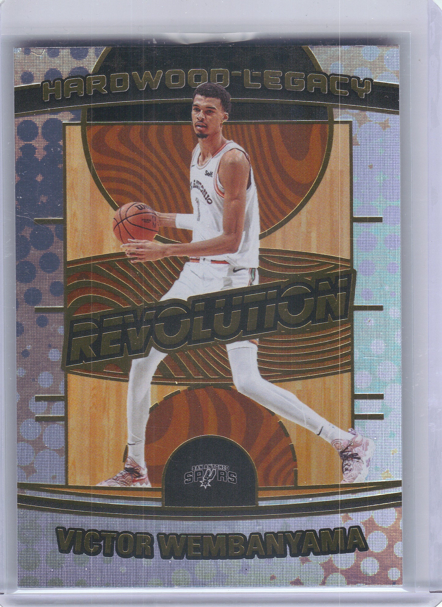 2024-25 Panini Revolution #10 Victor Wembanyama Hardwood Legacy San Antonio Spurs