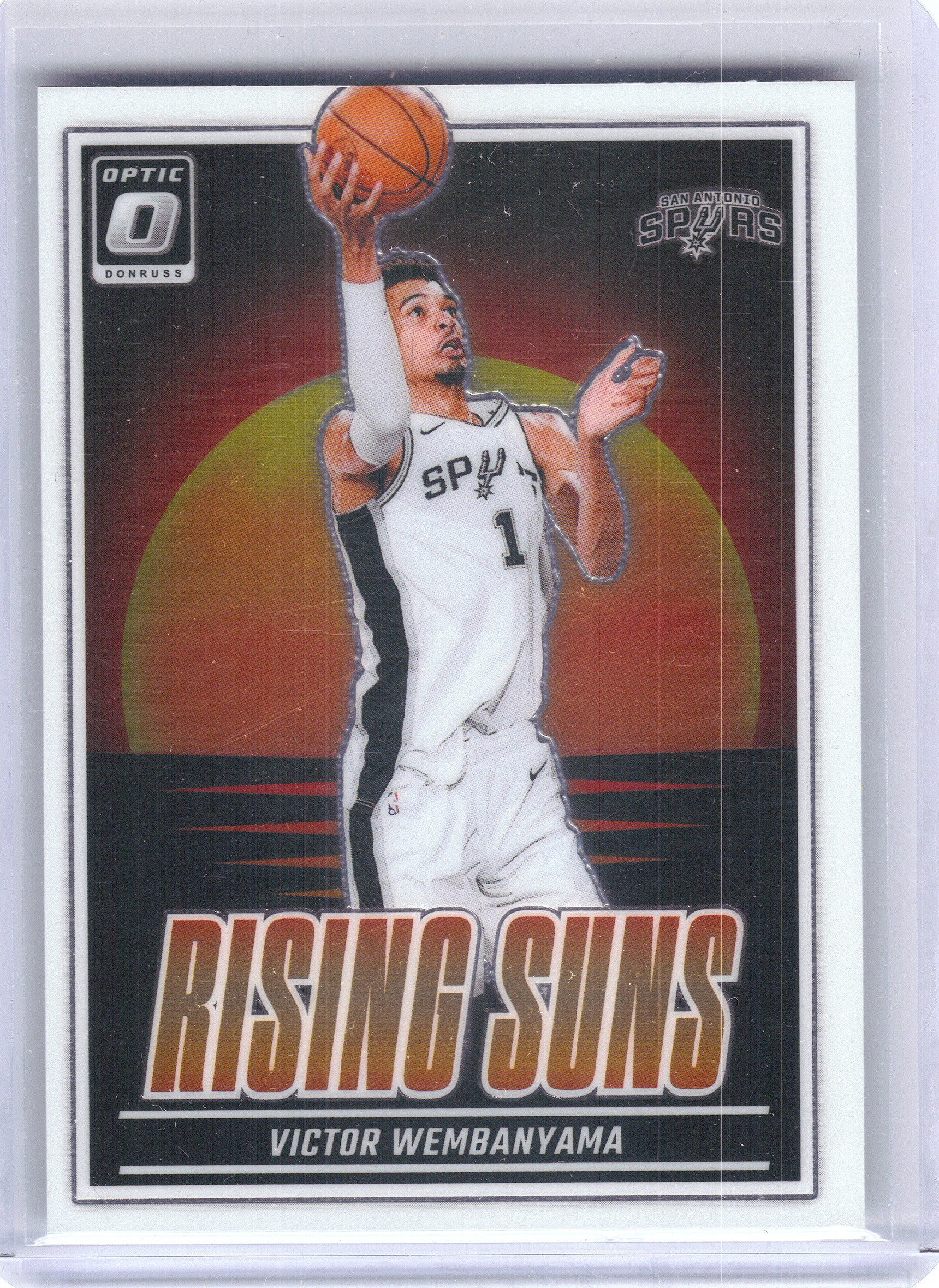 2024-25 Donruss Optic #19 Victor Wembanyama Rising Suns San Antonio Spurs