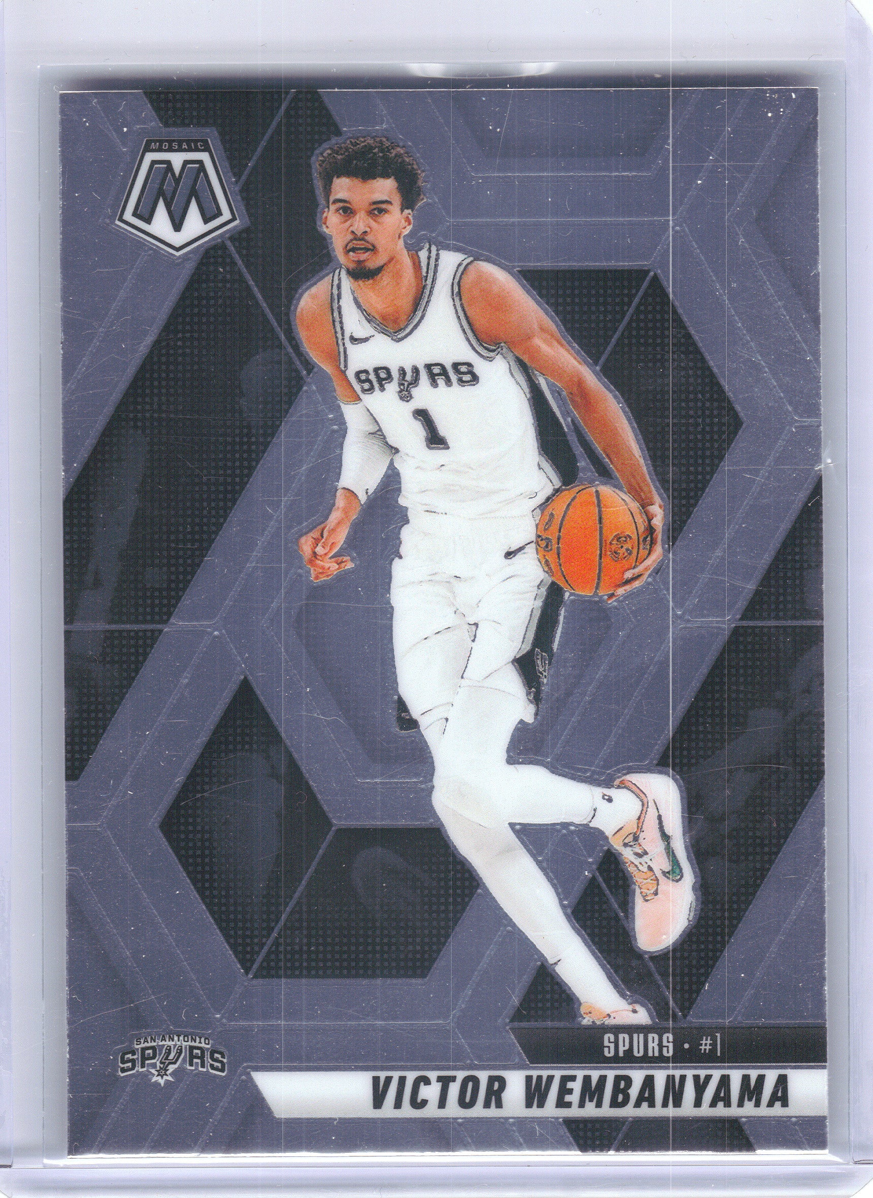 2024-25 Panini Mosaic #31 Victor Wembanyama Base Mosaic San Antonio Spurs