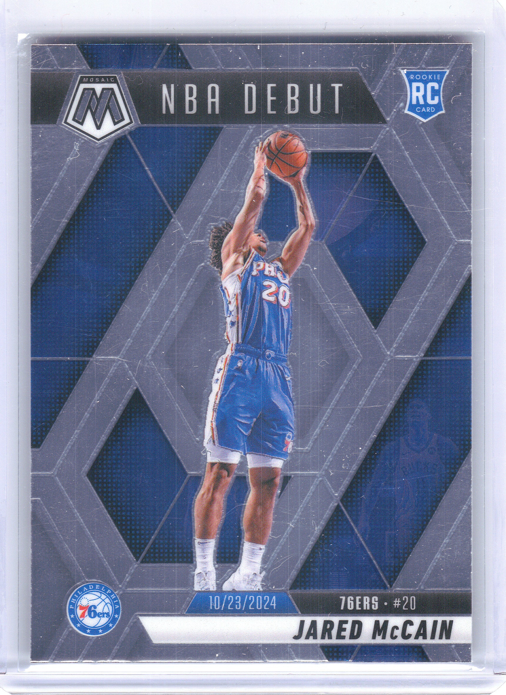 2024-25 Panini Mosaic #263 Jared McCain Philadelphia 76ers