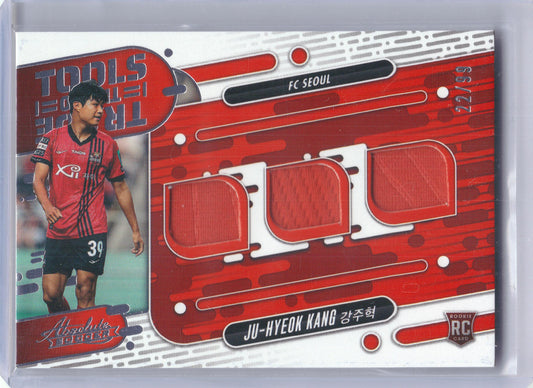 2025 Panini Absolute K League #TT-JK Ju-hyeok Kang Tools of the Trade #/99 FC Seoul SN, Memorabilia